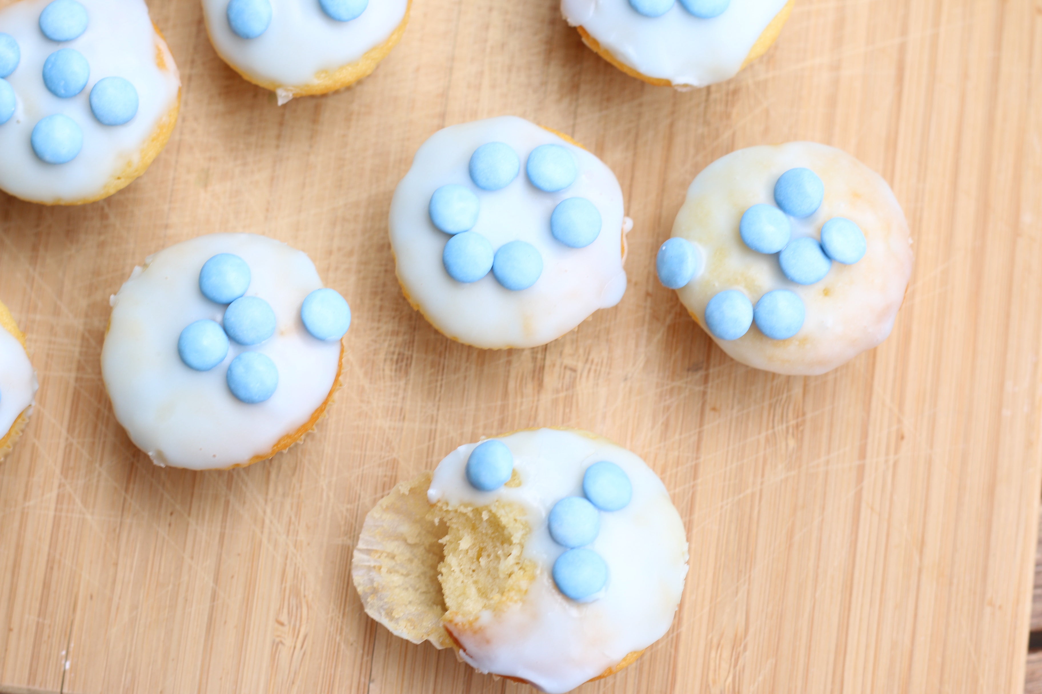 Blaue Spirulina Muffins